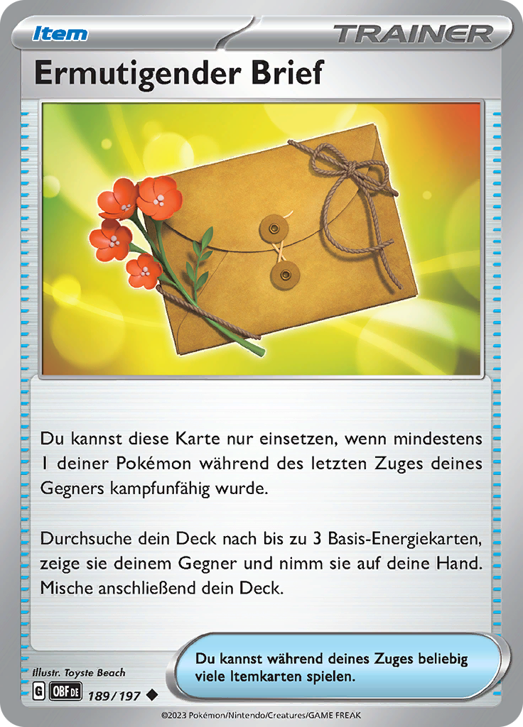 Ermutigender Brief (Reverse Holo)