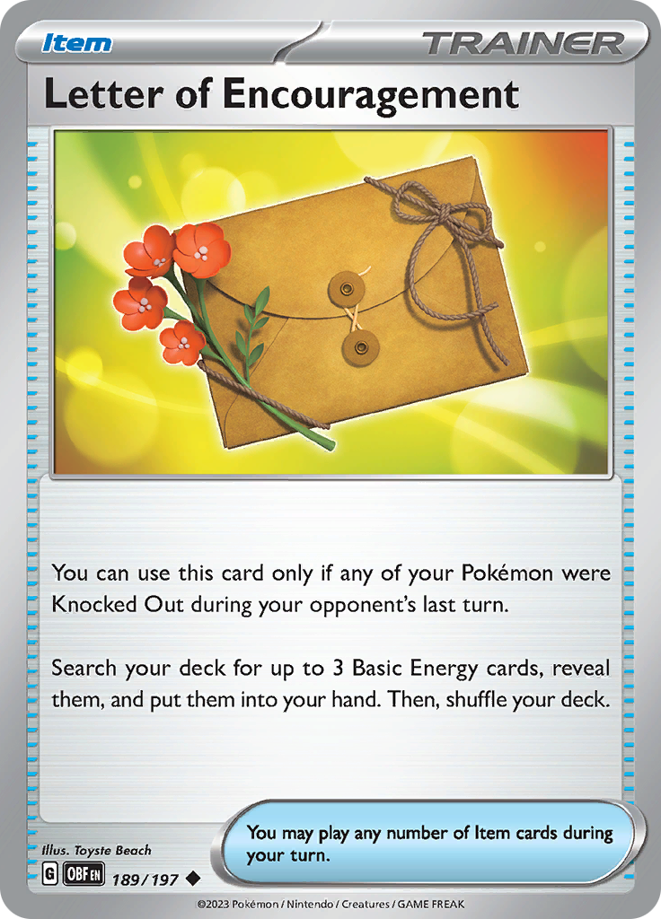 Letter of Encouragement (Reverse Holo)