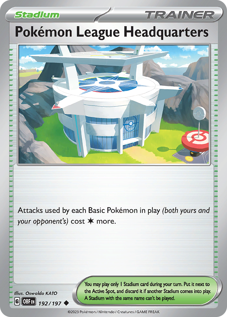 Pokémon League Headquarters (Reverse Holo)
