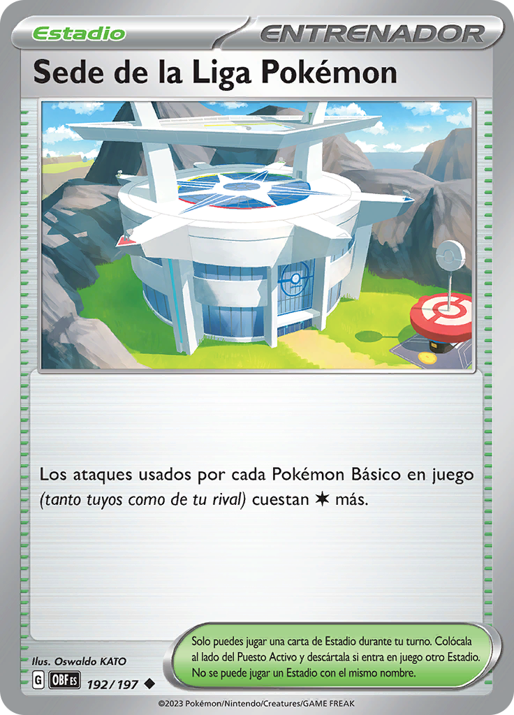 Sede de la Liga Pokémon (Reverse Holo)