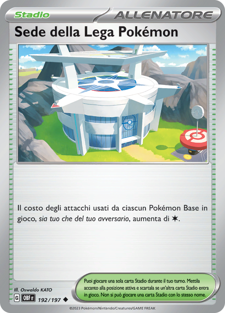 Sede della Lega Pokémon (Reverse Holo)