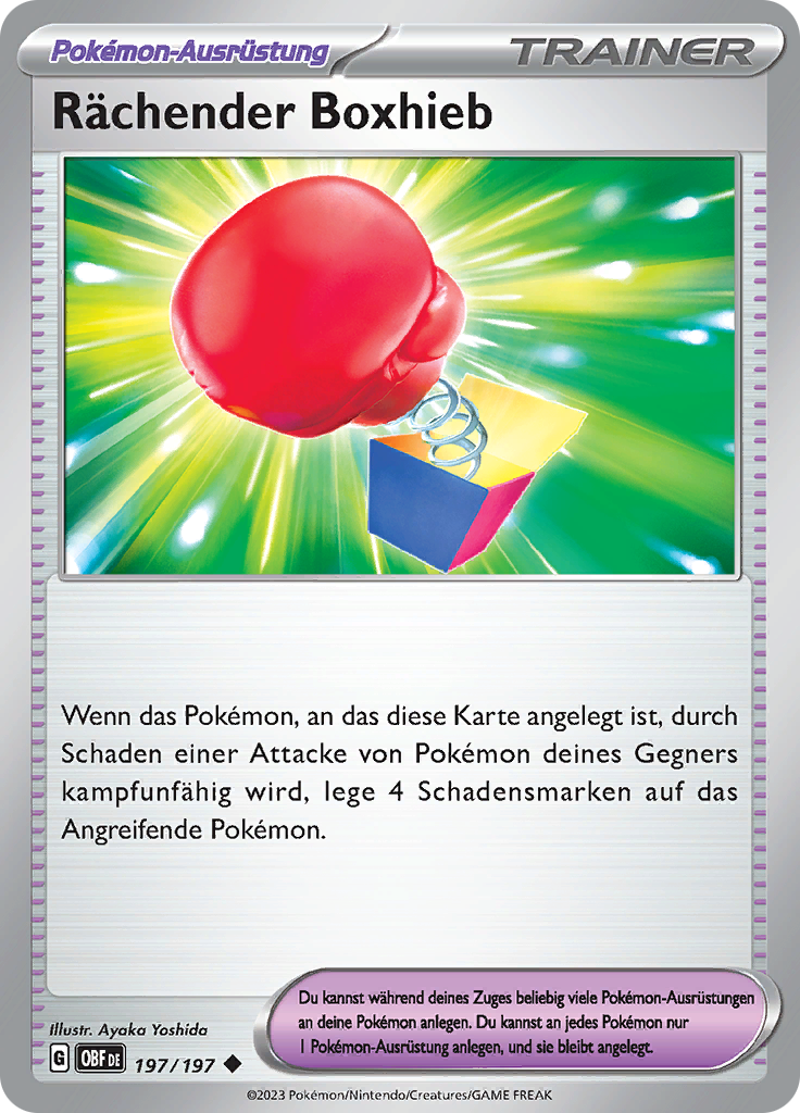 Rächender Boxhieb (Reverse Holo)