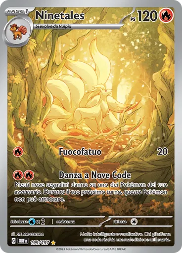 Ninetales — Ossidiana Infuocata