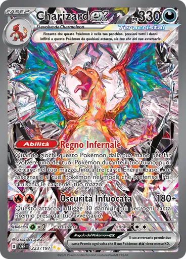 Charizard-ex — Ossidiana Infuocata