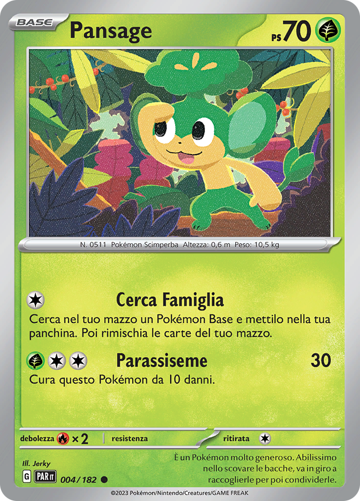 Pansage (Reverse Holo)