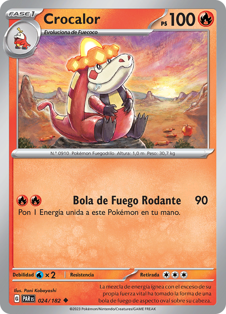 Crocalor (Reverse Holo)