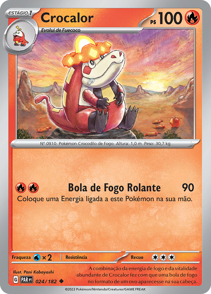 Crocalor (Reverse Holo)