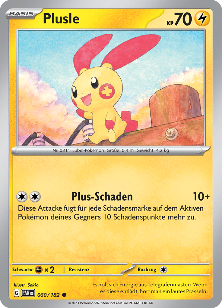 Plusle (Reverse Holo)