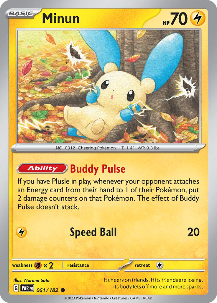 Minun (Reverse Holo)