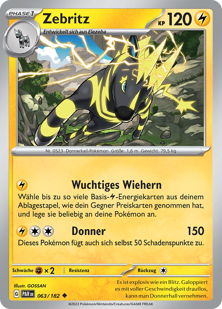 Zebritz (Reverse Holo)