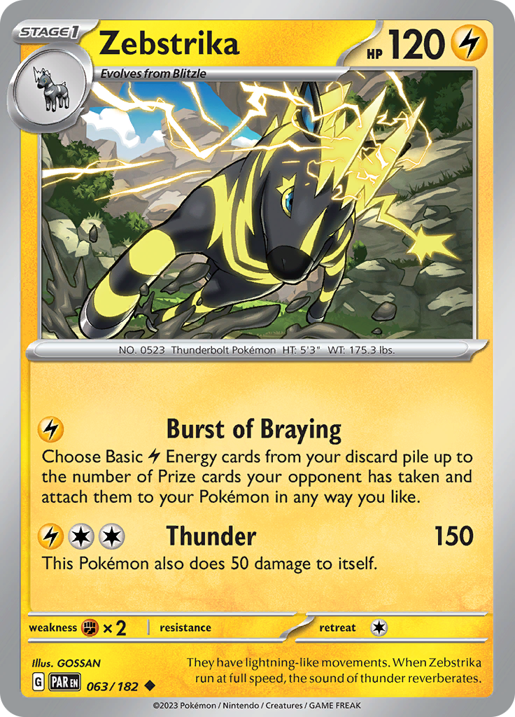 Zebstrika (Reverse Holo)