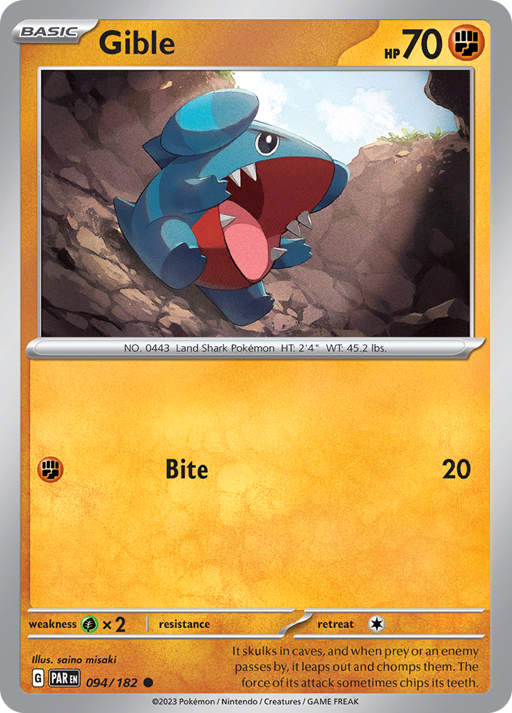 Gible (Reverse Holo)