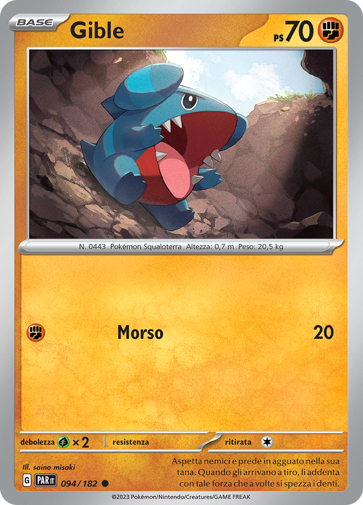 Gible (Reverse Holo)