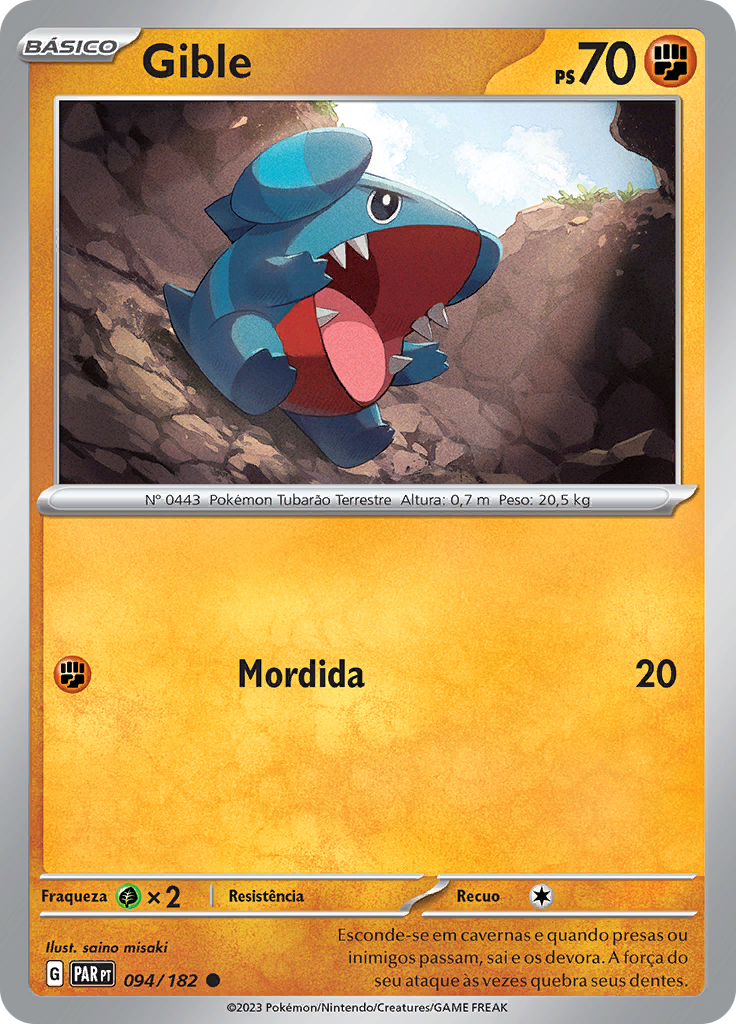 Gible (Reverse Holo)