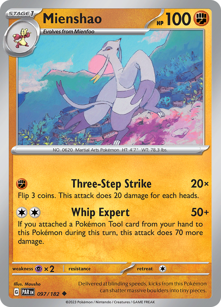 Mienshao (Reverse Holo)