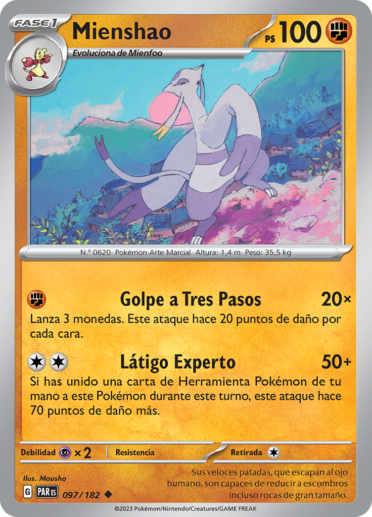 Mienshao (Reverse Holo)