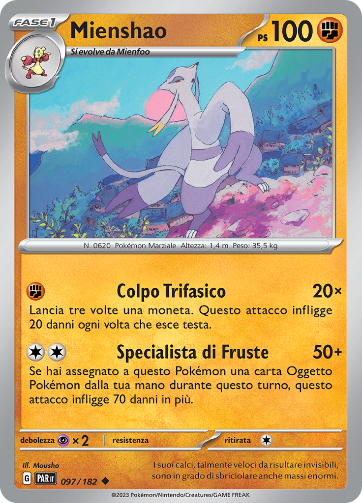 Mienshao (Reverse Holo)