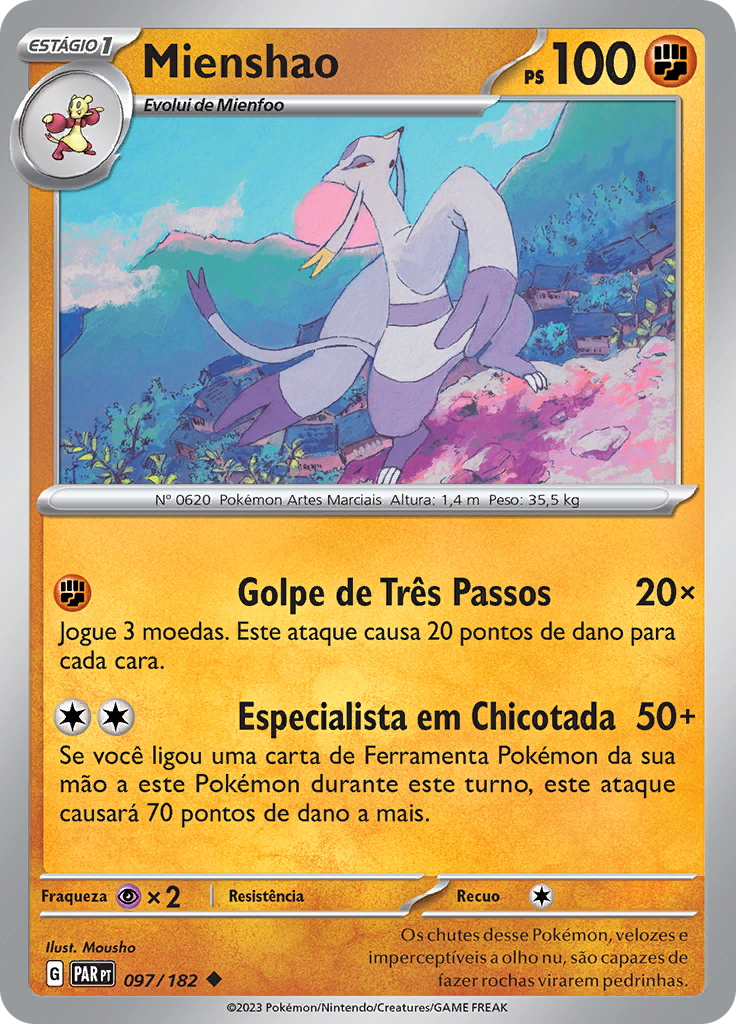 Mienshao (Reverse Holo)