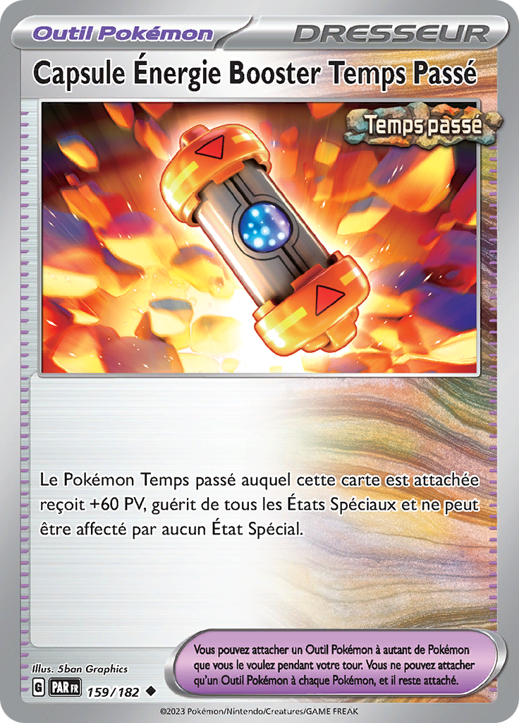 Capsule Énergie Booster Temps Passé (Reverse Holo)