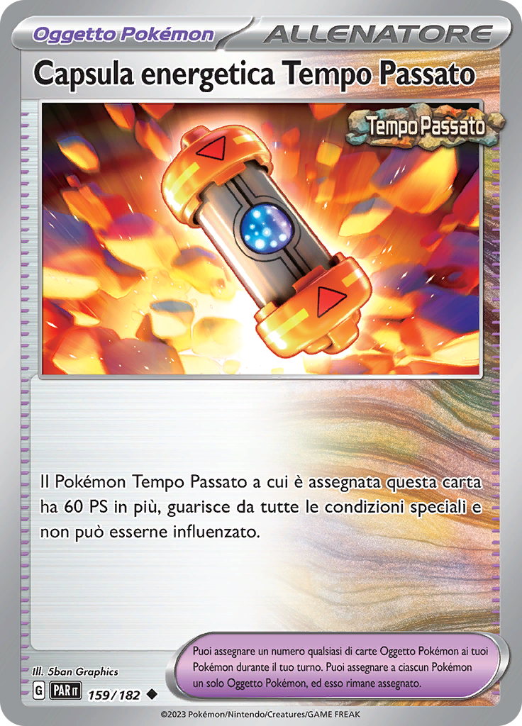 Capsula energetica Tempo Passato (Reverse Holo)