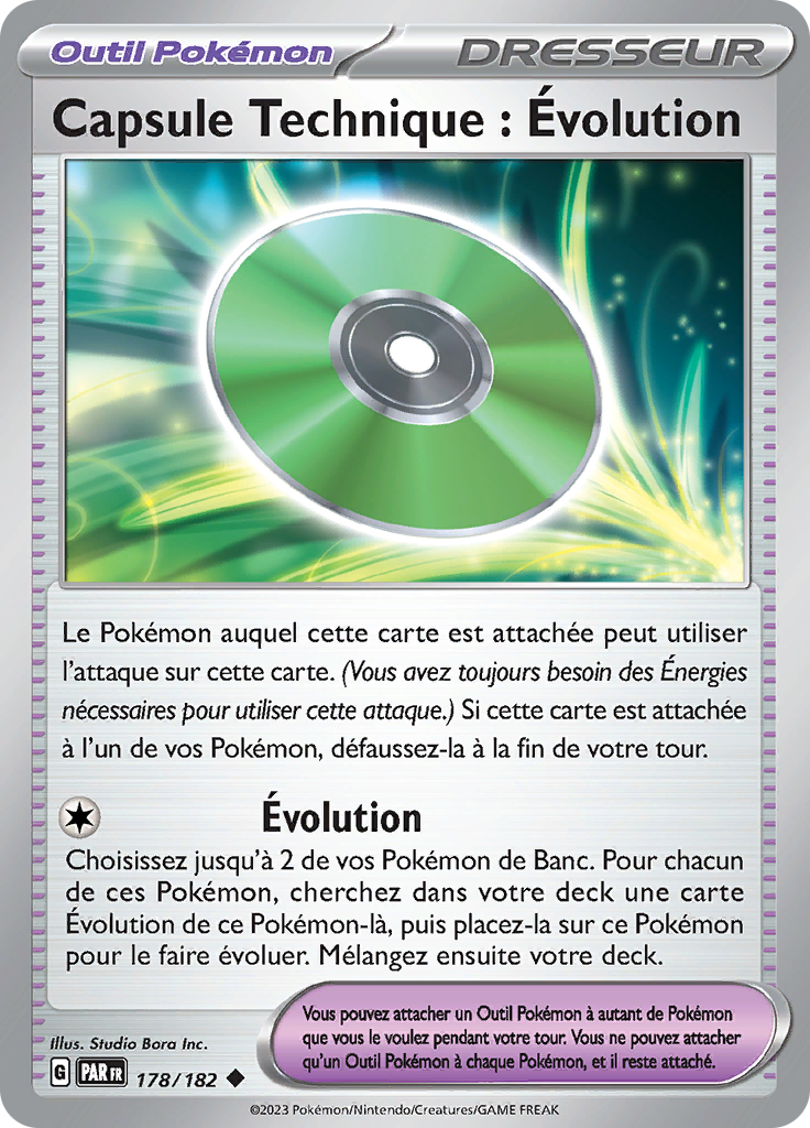 Capsule Technique : Évolution (Reverse Holo)