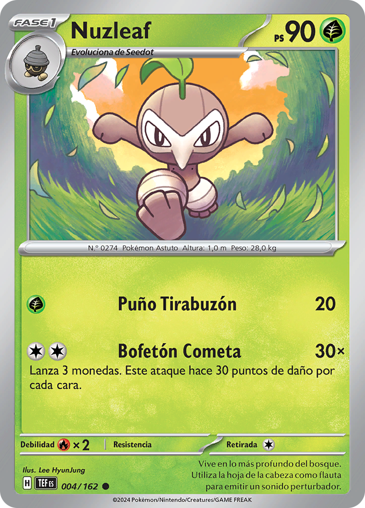 Nuzleaf (Reverse Holo)