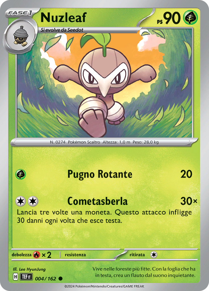 Nuzleaf (Reverse Holo)