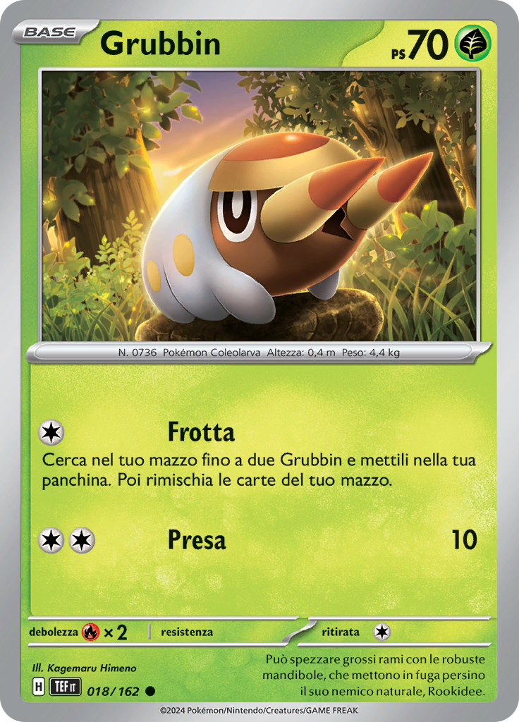 Grubbin (Reverse Holo)