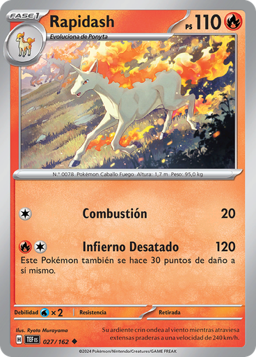 Rapidash (Reverse Holo)