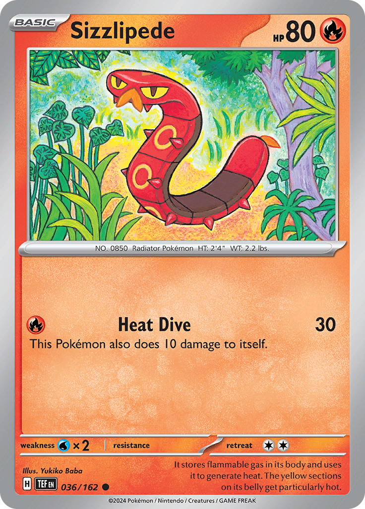 Sizzlipede (Reverse Holo)
