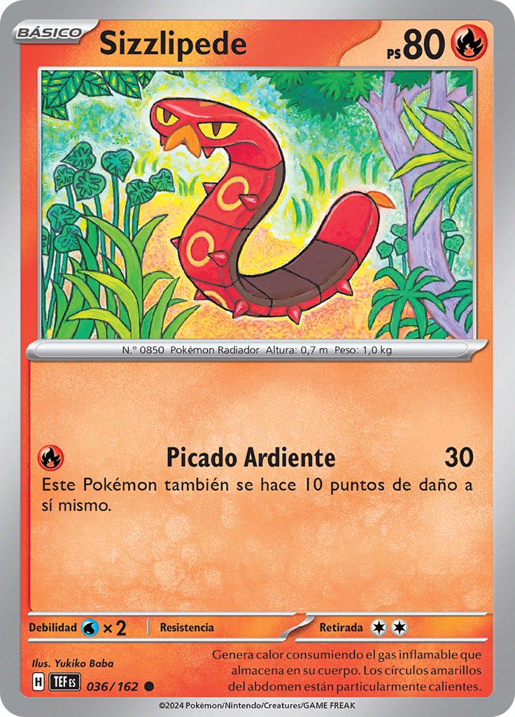 Sizzlipede (Reverse Holo)