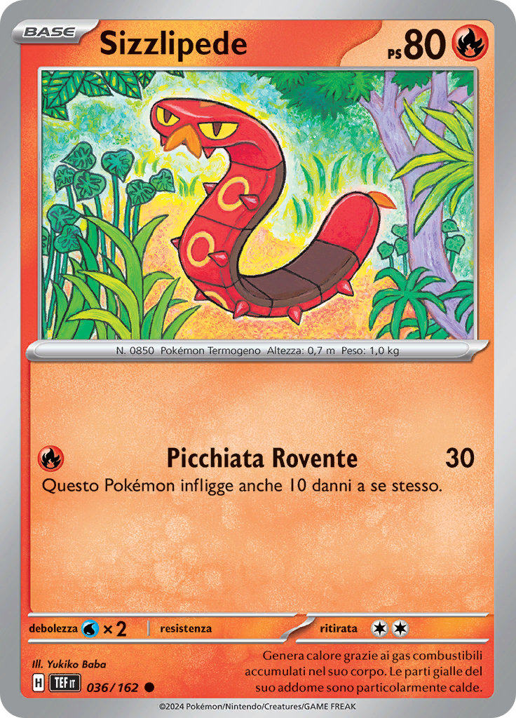Sizzlipede (Reverse Holo)