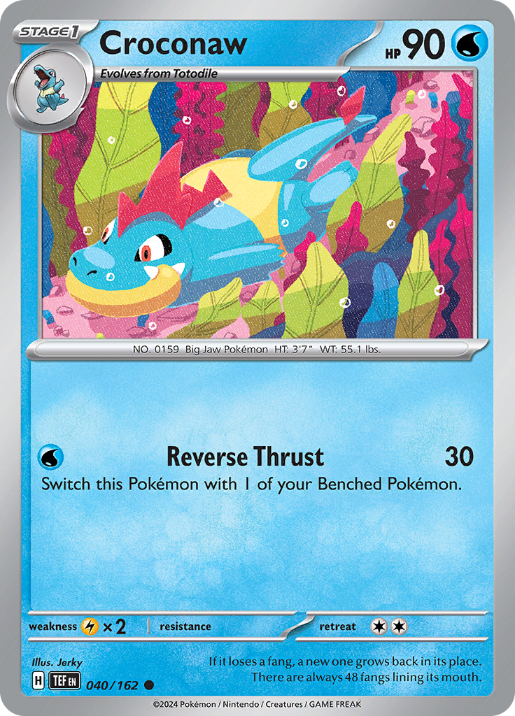 Croconaw (Reverse Holo)