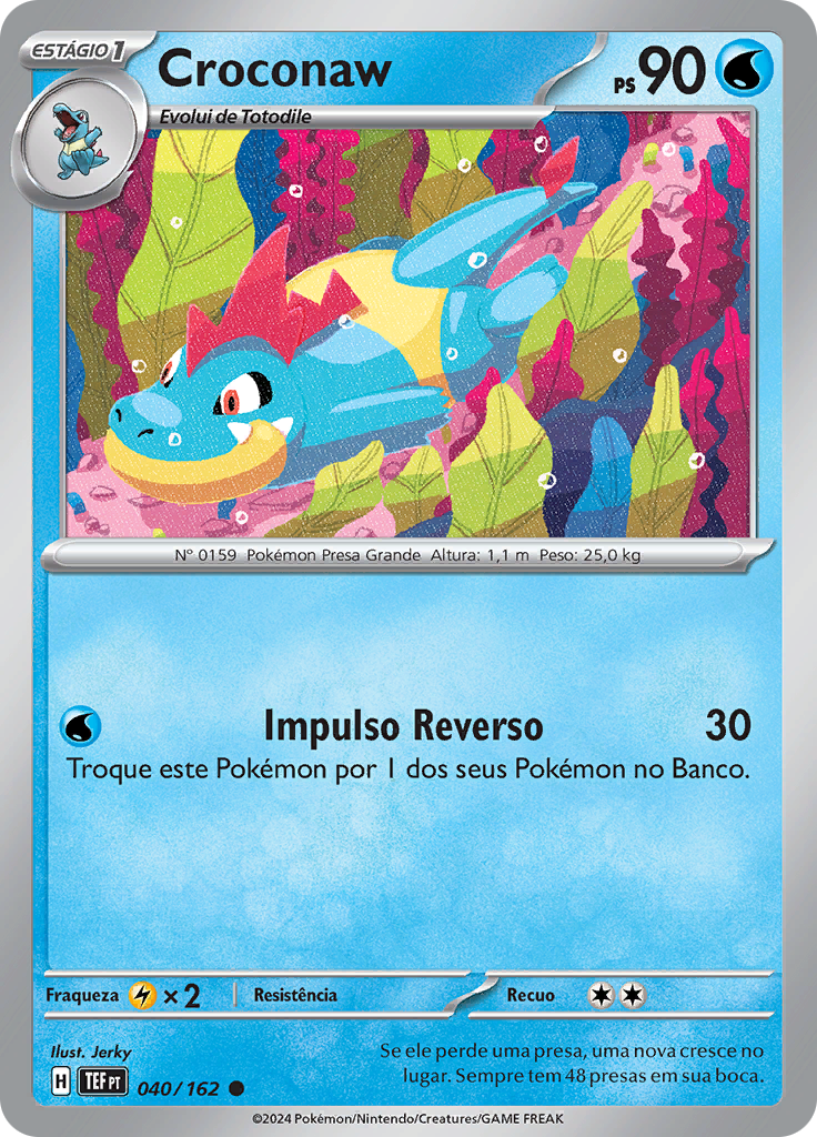 Croconaw (Reverse Holo)