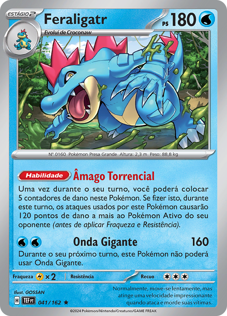 Feraligatr (Reverse Holo)