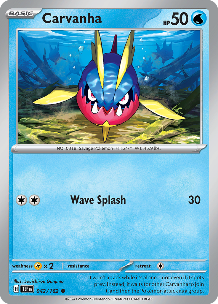 Carvanha (Reverse Holo)