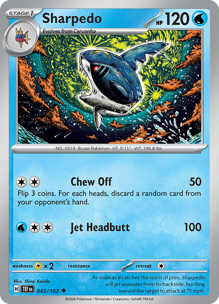Sharpedo (Reverse Holo)