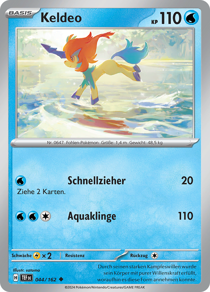 Keldeo (Reverse Holo)
