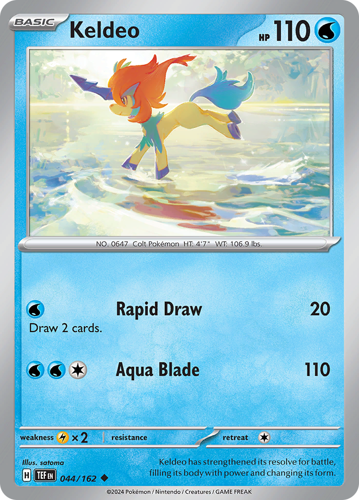 Keldeo (Reverse Holo)