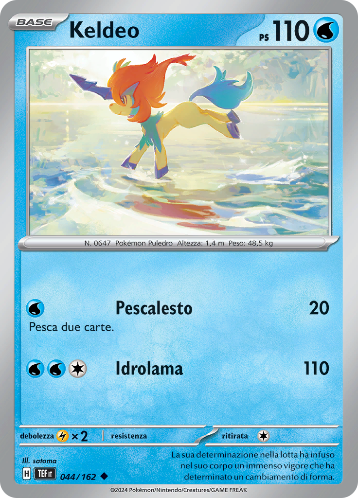 Keldeo (Reverse Holo)