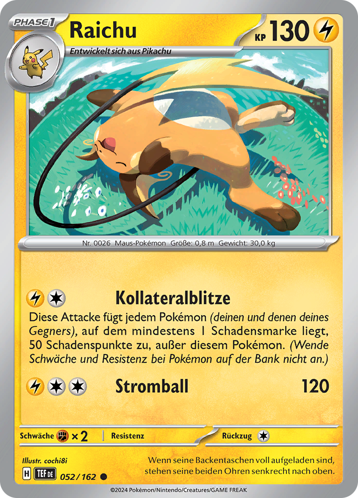 Raichu (Reverse Holo)