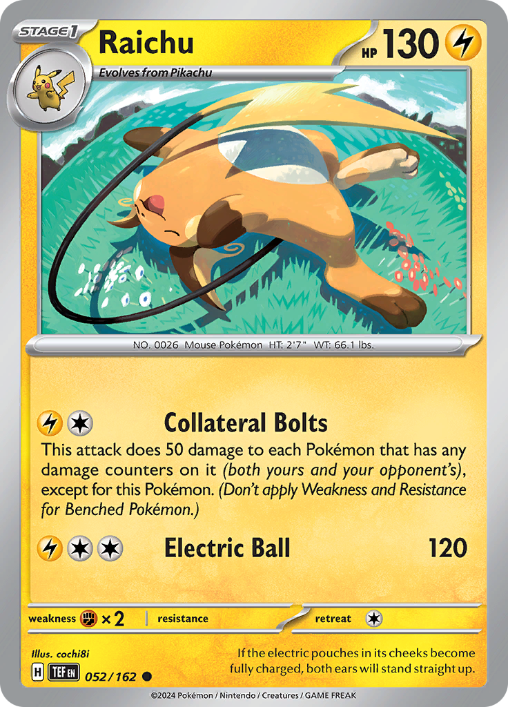 Raichu (Reverse Holo)