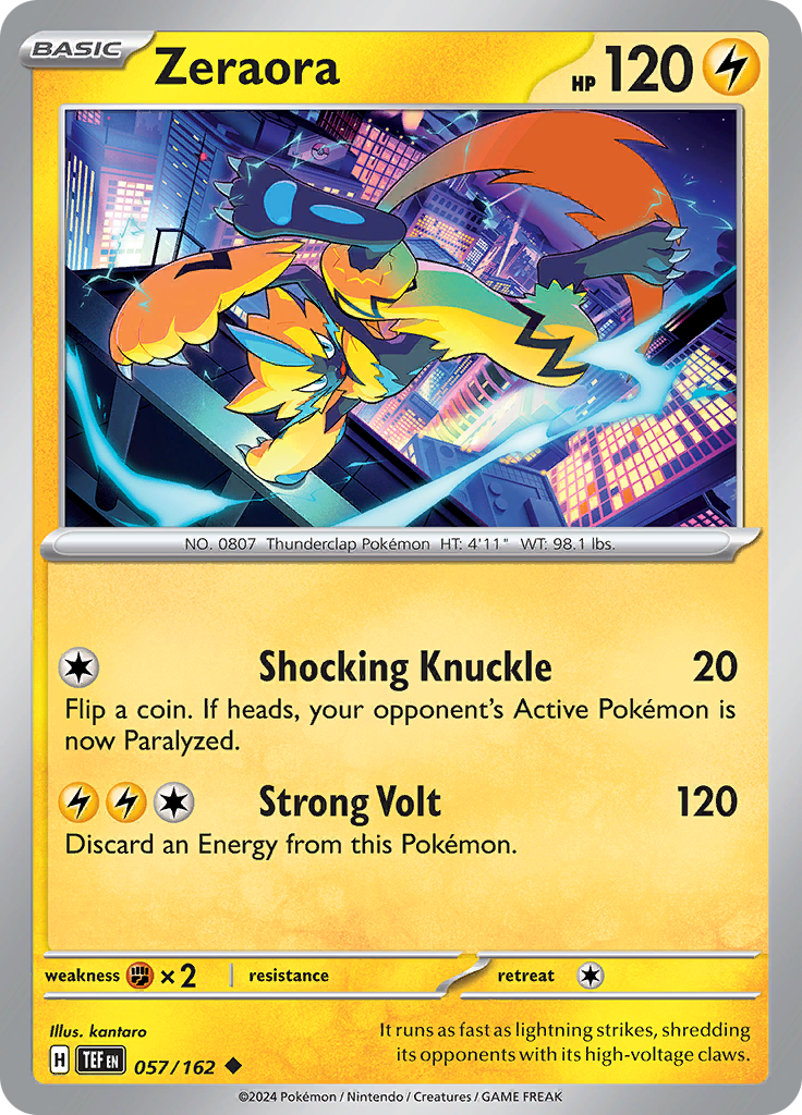Zeraora (Reverse Holo)