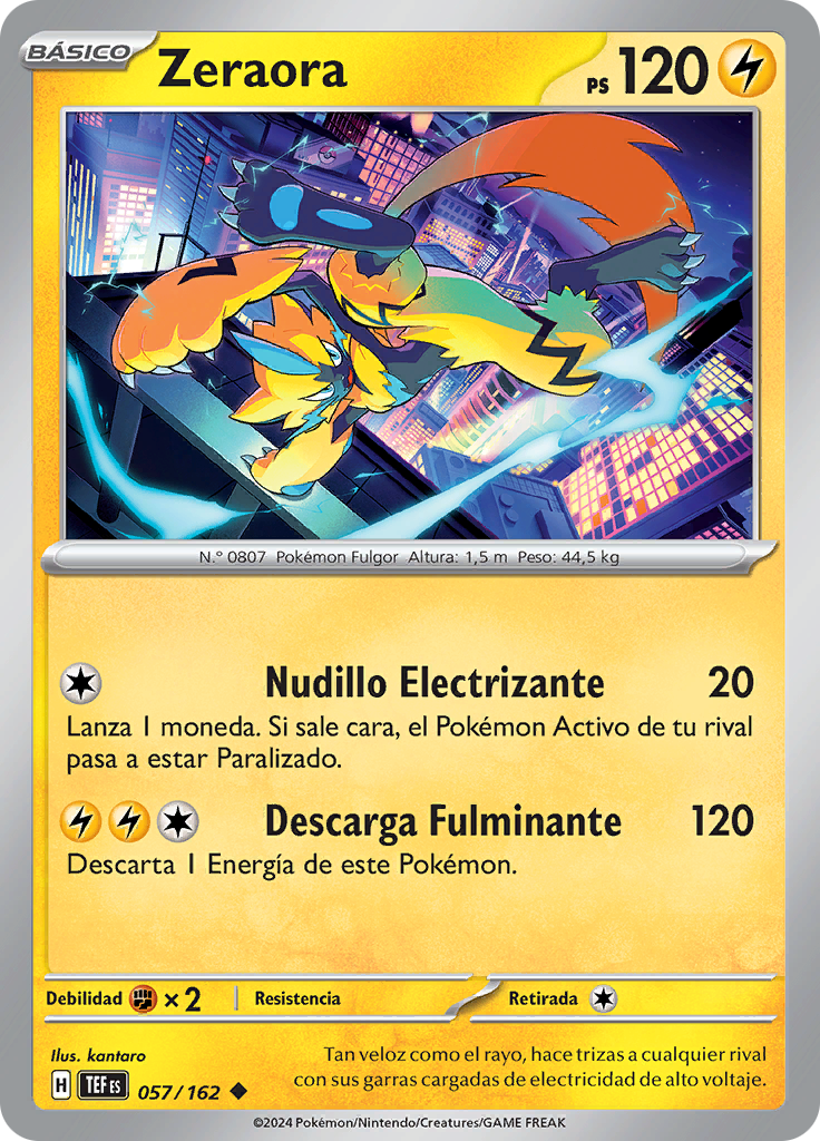 Zeraora (Reverse Holo)