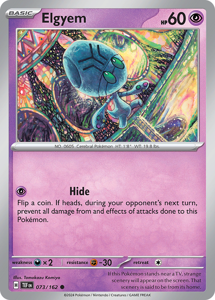 Elgyem (Reverse Holo)