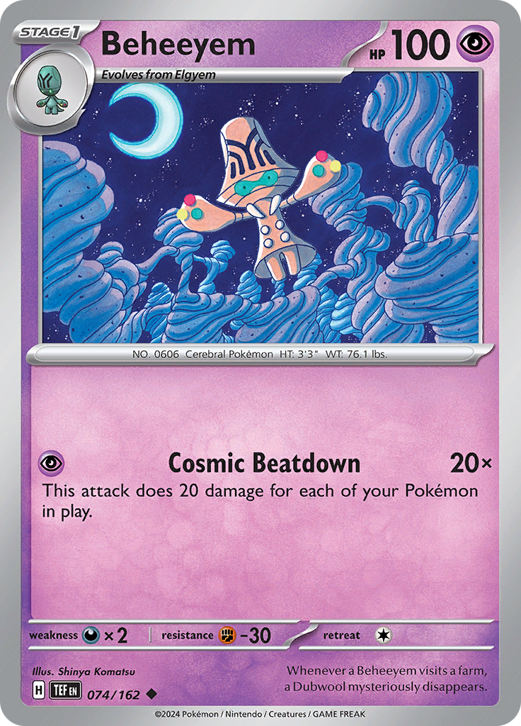 Beheeyem (Reverse Holo)