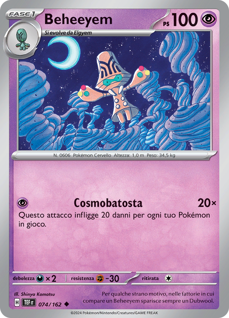 Beheeyem (Reverse Holo)