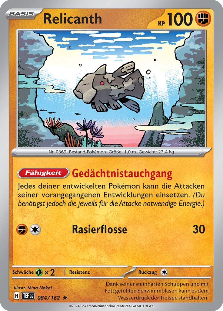 Relicanth (Reverse Holo)