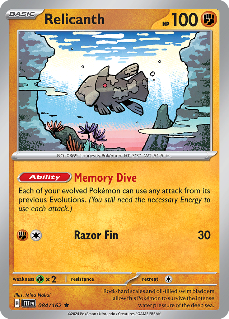Relicanth (Reverse Holo)