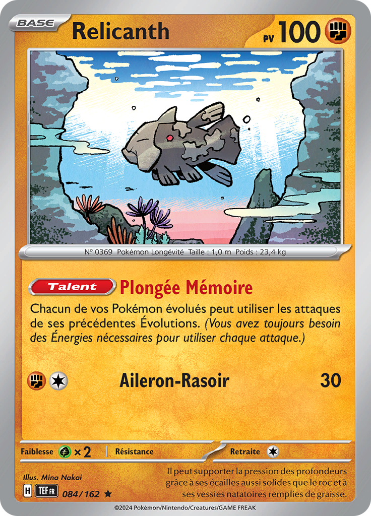 Relicanth (Reverse Holo)